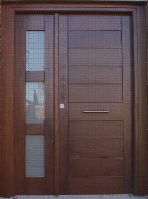 Review de puertas principales modernas de madera y vidrio